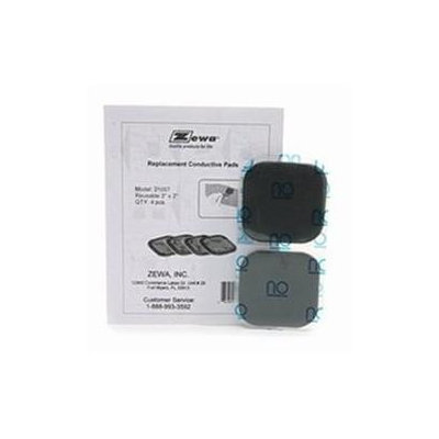 Zewa Replacement Conductive Pads, Model 21057 4 ea
