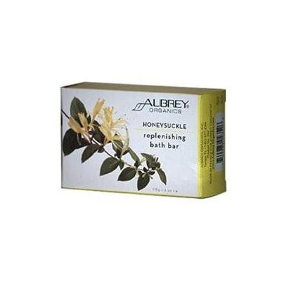 Aubrey Organics Honeysuckle Replenishing Bath Bar