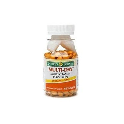 Nature's Bounty Multi-Day Multivitamin Plus Iron, Tablets