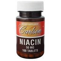 Carlson Laboratories Niacin 50 MG - 100 Tablets - Niacin