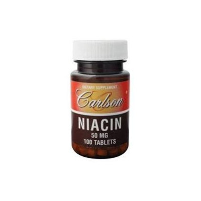 Carlson Laboratories Niacin 50 MG - 100 Tablets - Niacin