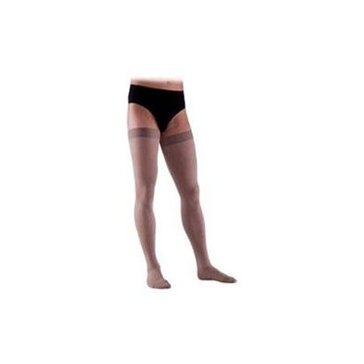 Sigvaris 862NM4M99 860 Select Comfort Series 2030 mmHg Mens Closed Toe Thigh Highs 862N Size M4#44; Color Black 99