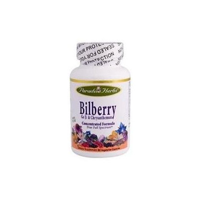 Paradise Herbs Bilberry Go Ji And Chrysanthemum - 60 Vegetarian Capsules