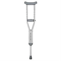 Duro-Med Aluminum Push Button Crutches, Tall, 2 pair ctn, 1 ea