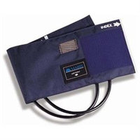Mabis 05-260-026 Sphygmomanometer Cuff and Two-Tube Bladder - Black Nylon Large Adult