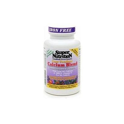Super Nutrition Easy Swallow Calcium Blend (Iron Free)