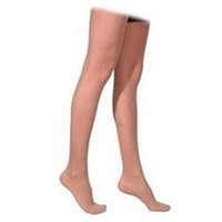 Sigvaris 770 Truly Transparent 20-30 mmHg Women's Closed Toe Thigh High Sock Size: Small Long, Color: Black 99