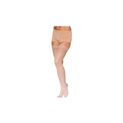 Sigvaris 780 EverSheer 20-30 mmHg Women's Open Toe Thigh High Sock Size: L4, Color: Suntan 36