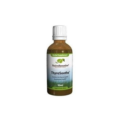 Native Remedies THY002 ThyroSoothe for Overactive Thyroids and Hyperthyroidism - 50ml