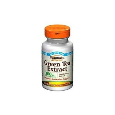 Sundown Naturals Green Tea Extract, 300mg, Capsules, 75 ea