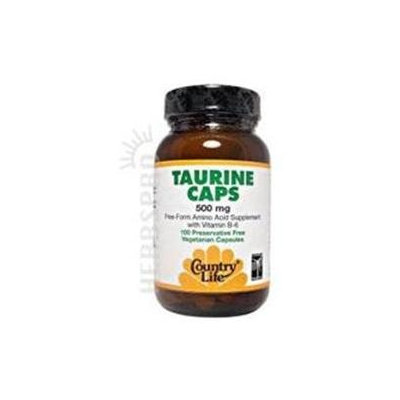 Country Life Taurine with Vitamin B-6 - 100 Tablets