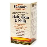 Sundown Naturals Hair, Skin & Nails, Caplets, 60 ea