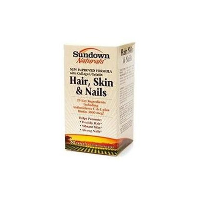Sundown Naturals Hair, Skin & Nails, Caplets, 60 ea