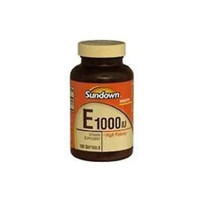 Sundown Naturals Vitamin E 1000 IU Super Potency, Softgels
