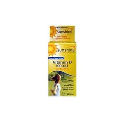 NutritionWorks - Sunshine Vitamin D with Vitamin C 1000 IU - 60 Caplets