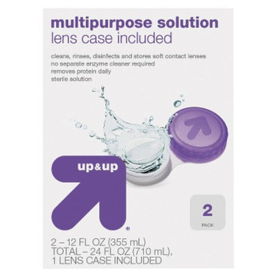 up & up up&up Multipurpose Lens Solution - 2 Count ( 12 fl oz each)
