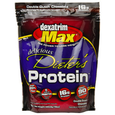 Dexatrim MAX Dieter's Protein, Double Dutch Chocolate, 1 lb