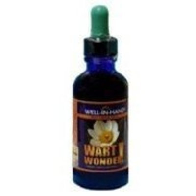 Wart Wonder Regular Strength - Natural Wart Remover, 2 oz,(Well In Hand Herbals)