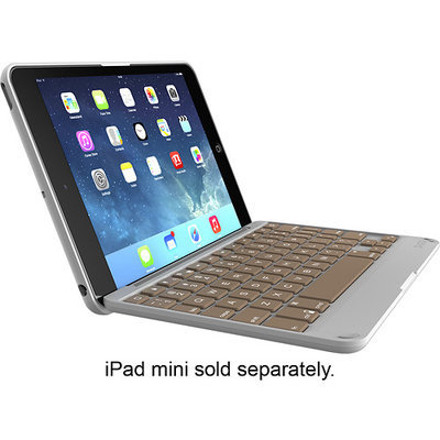 ZAGG - ZAGGfolio Keyboard Case for Apple® iPad® mini, iPad mini 2 and iPad mini 3 - Rose G