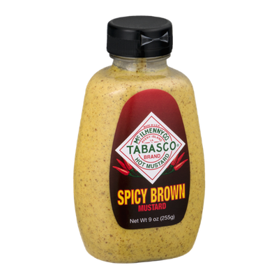 Tabasco Hot Mustard Spicy Brown