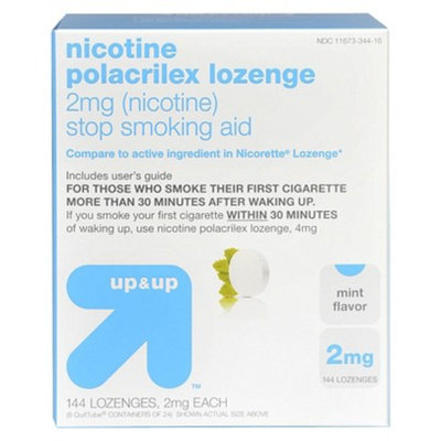 up & up Mint Flavored 2-mg. Nicotine Lozenges - 144 ct.