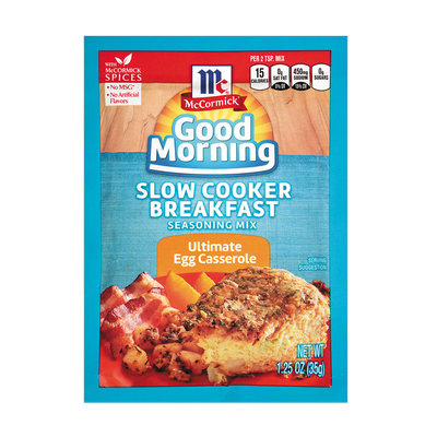 McCormick® Good Morning Ultimate Egg Casserole Slow Cooker Breakfast Seasoning Mix