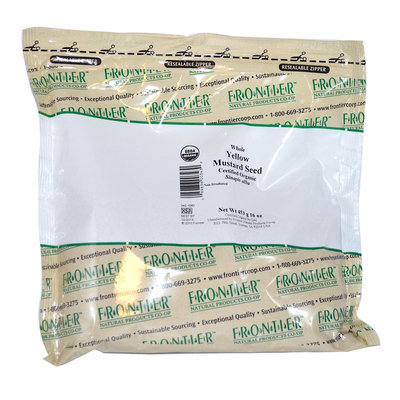 FRONTIER HERB Org Whole Yellow Mustard Seed