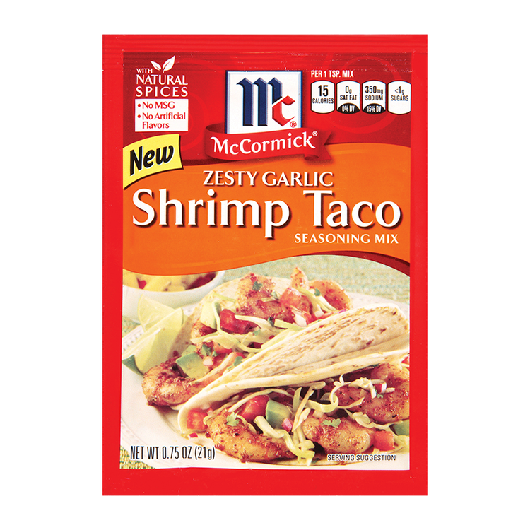 McCormick® Zesty Garlic Shrimp Taco Seasoning Mix Reviews 2019