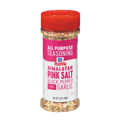 McCormick® All Purpose Seasoning Black Pepper Garlic Pink Sea Salt