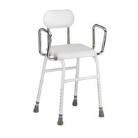 Drive Medical Kitchen Stool with Adjustable Arms
