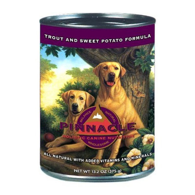 Pinnacle Trout and Sweet Potato Formula Dog Food, 13.2-Ounce Cans, Case of 12