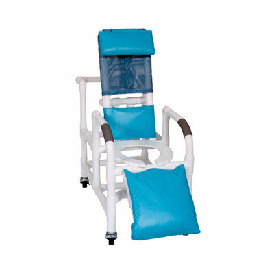 MJM International Bundle-69 Pediatric Reclining Shower Chair with Leg Extension