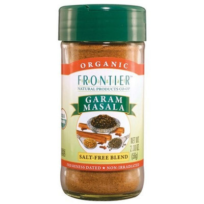 Frontier Garam Masala Certified Organic, Salt Free Blend, 2-Ounce Bottles (Pack of 3)