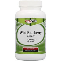 Vitacost Brand Vitacost Wild Blueberry Extract -- 1,000 mg per serving - 120 Capsules