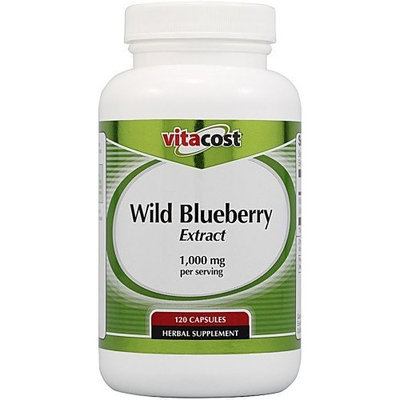 Vitacost Brand Vitacost Wild Blueberry Extract -- 1,000 mg per serving - 120 Capsules