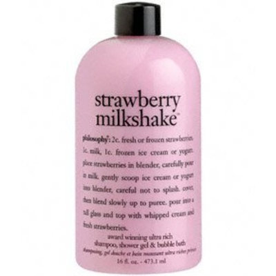 Philosophy Strawberry Milkshake Shampoo, Shower Gel and Bubble Bath