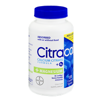 Citracal Calcium Citrate Formula + Magnesium Coated Tablets - 120 CT