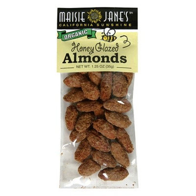 Maisie Jane's Organic Honey Glazed Almond Snack Pack, 1.25-Ounce Packages (Pack of 12)