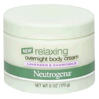 Neutrogena® Relaxing Overnight Body Cream, Lavender and Chamomile