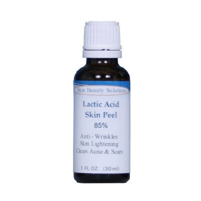 (1 oz / 30 ml) LACTIC Acid 85% Skin Chemical Peel- Alpha Hydroxy (AHA) For Acne, Skin Brightening, Wrinkles, Dry Skin, Age Spots, Uneven Skin Tone, Melasma & More (from Skin Beauty Solutions)