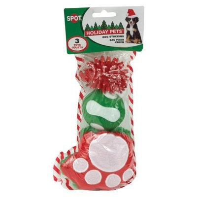 Kyjen Christmas Dog Stocking - Small 3 piece
