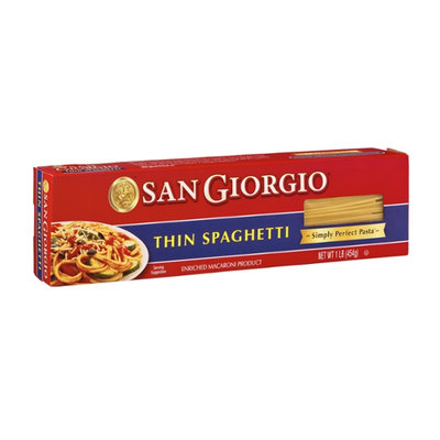 San Giorgio Enriched Macaroni Product Thin Spaghetti
