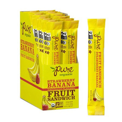 Pure Organic Pure Fruit Sandwiches Strawberry Banana