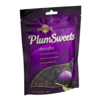 Sunsweet PlumSweets Amazins Diced Dried Plums Dipped in Decadent Dark Chocolate
