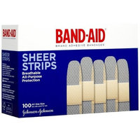 Johnson & Johnson Band-Aid Sheer Comfort-Flex 100 All One Side