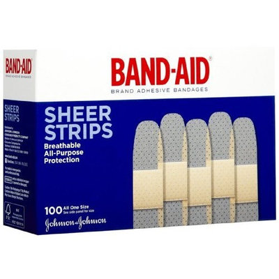 Johnson & Johnson Band-Aid Sheer Comfort-Flex 100 All One Side