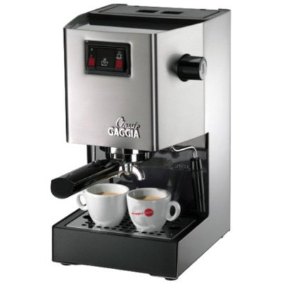 Gaggia Classic Brushed Stainless Steel Espresso Machine - 14101