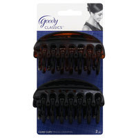 Goody Products Inc. Classics Medium Round Claw Clip, 2 CT