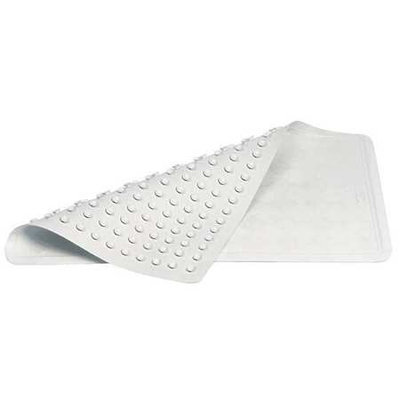RUBBERMAID FG704304WHT Shower and Bath Mat, PK4