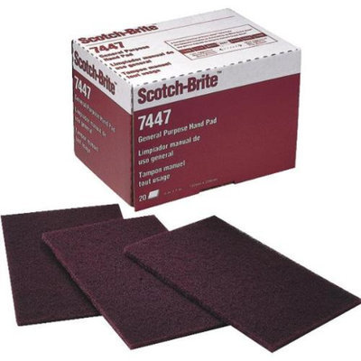 3M 7447 Scotch-Brite Hand Pads-SCOTCHBRITE MRN HAND PAD